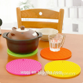 Round Shape Silicone Heat Resistance Pad Silicone Placemat Silicone Pot Mat